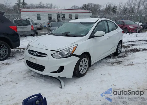 2016 Hyundai Accent Se z USA, uszkodzony, nr VIN KMHCT4AE2GU149823